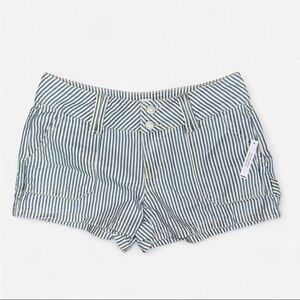 RSQ Conductor Stripe Shorts denim shorts